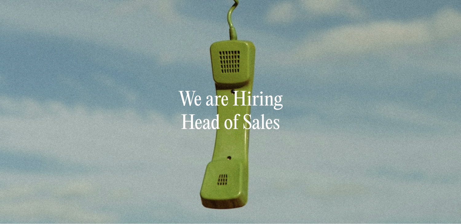 We are Growing: Join Rflect as Head of Sales